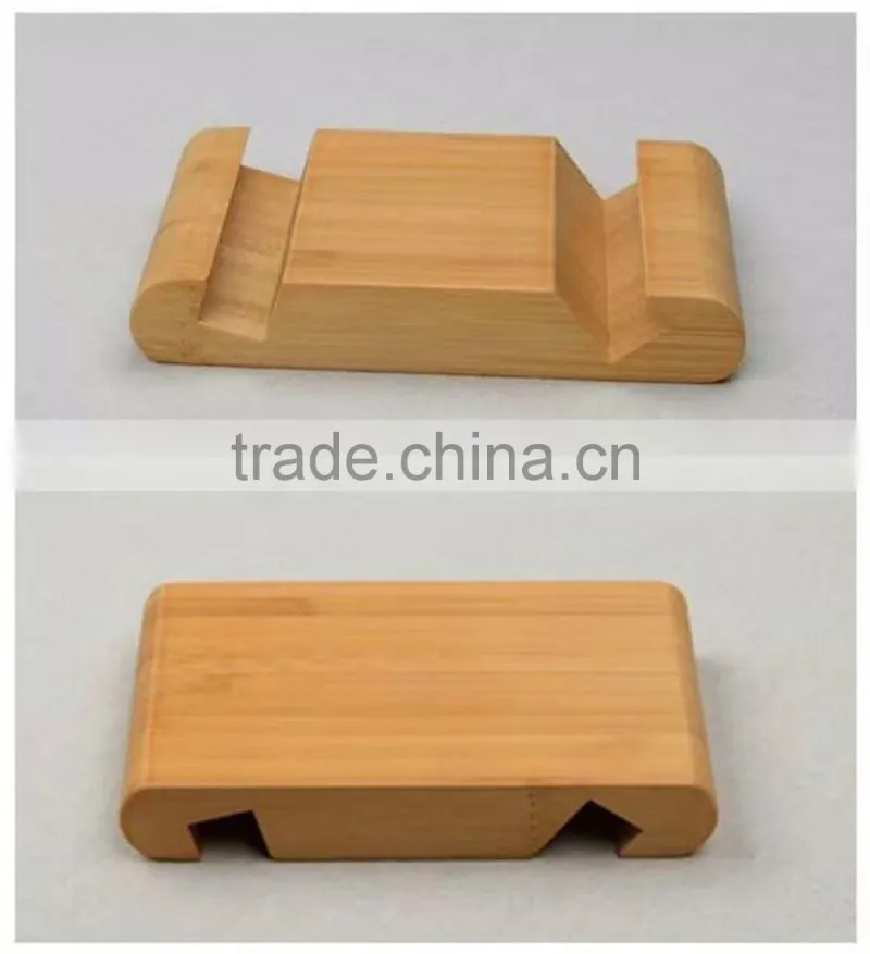 High grade multiple beech material wood mobile phone holder