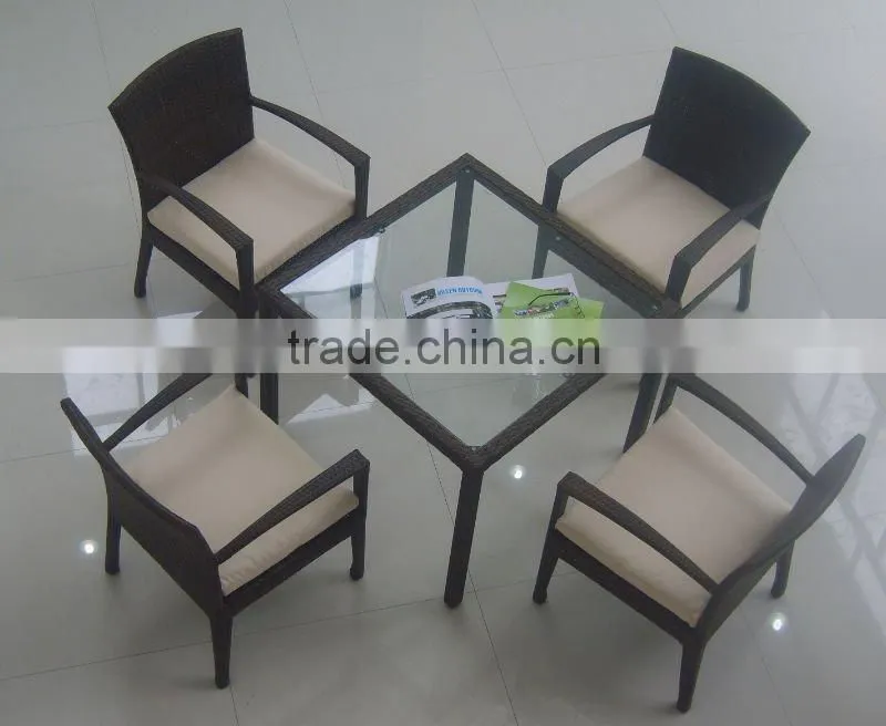 outdoor rattan furniture or garden wicker dining set, outdoor bar set, patio bar set
