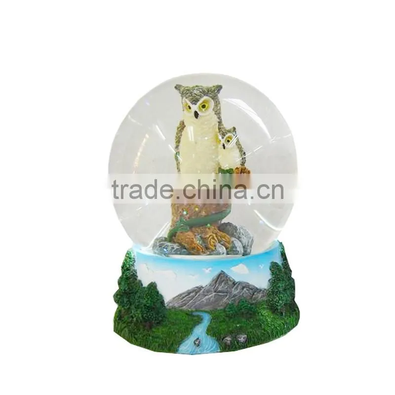 horse water globe souvenir