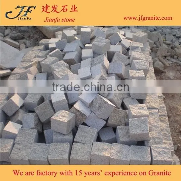 G682 Yellow Granite Flamed Pavers for Driveway flooring /Garden Stepping