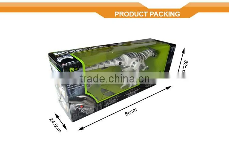 2015 remote plasticwalking dinosaur toy with EN71,made in china