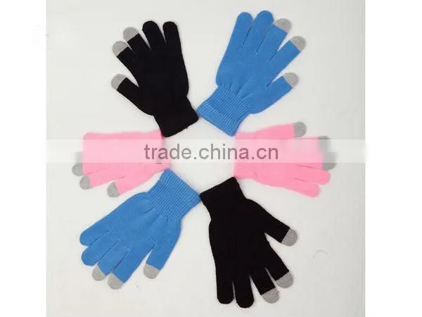 Stripe Acrylic iPhone Touch Gloves ZMR723