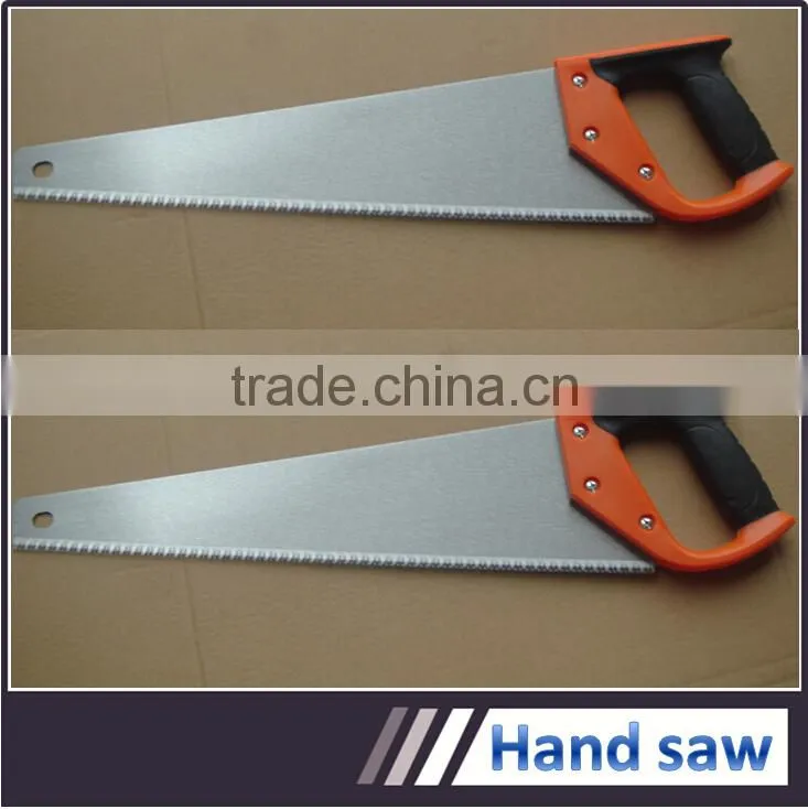 High quality power tools of hand saw with Tpr handle for woodworker