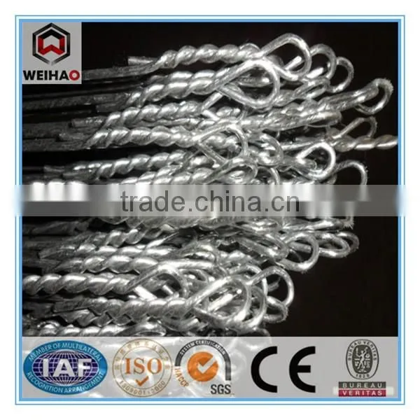 galvanized bale wire ties factory/baling tie wire/quicklink