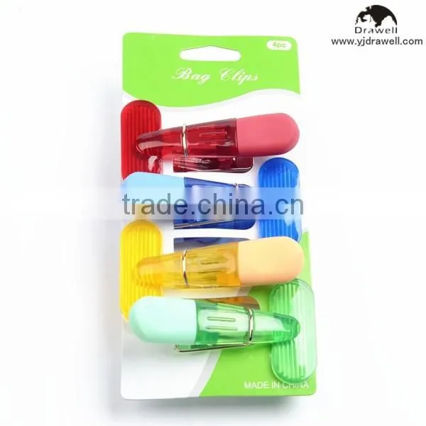 MC-8568 3 PC Colorful Refrigerator Magnet Clips with Comfort Grip Handle