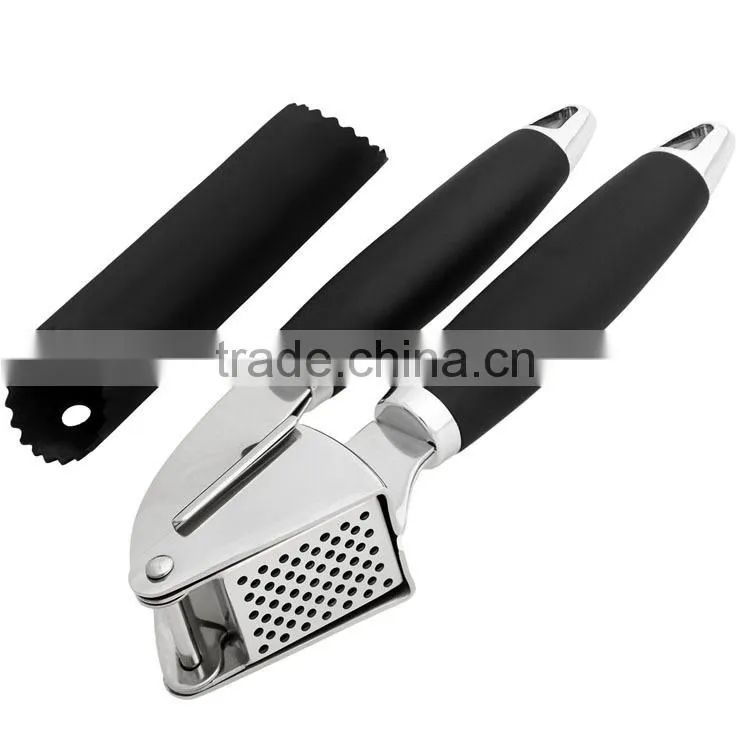 ZY-F1488 2016 new kitchen gadgets stainless steel garlic press as seen on tv