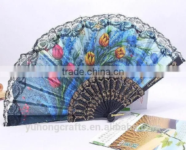 The existing handmade plastic hand fan