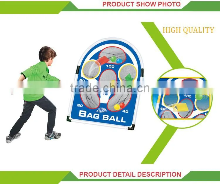 Most popular kids indoor sport toy cloth rack stress ball bag