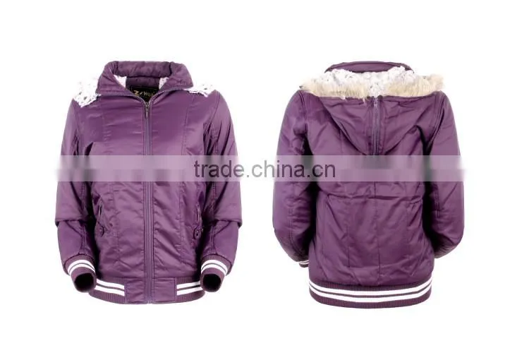 Fancy Design Cotton Padded Softshell Winter Coat For Women, Fashion Women's Coat Wholesale