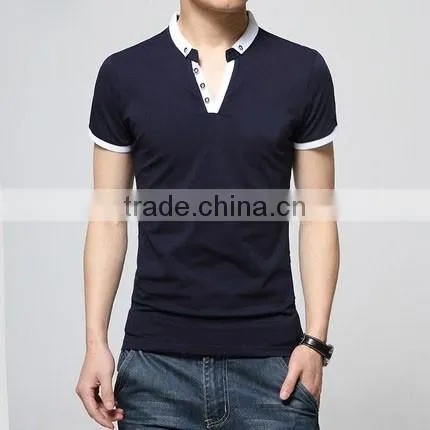 100% cotton,polo t-shirt and hot sale of trend in 2016