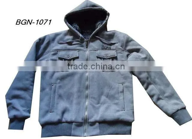 100%POLY BGN-1070Men's fleece jacket