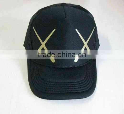 Custom printing adjustabke mesh 5 panel foam trucker hat and cap