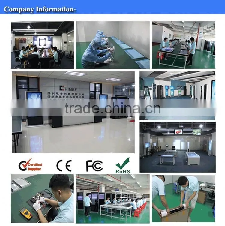 42inch new touch screen information kiosk advertising signs hd network media player