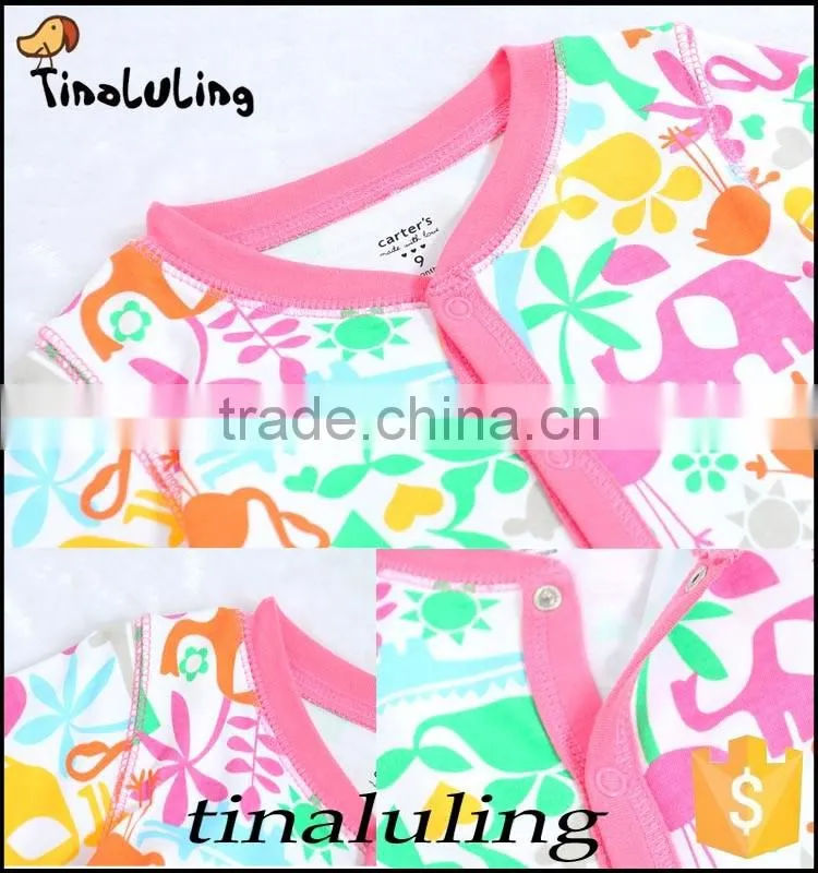new arrival infant baby girls elephant animal rompers baby bodysuits girls romper