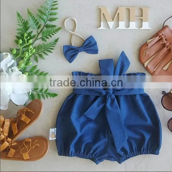 Wholesale Solid Yellow Ruffle Shorts Toddler Baby Girls Soft Cotton Pants