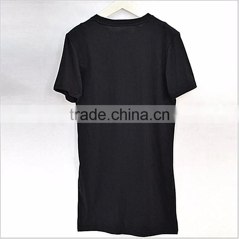 New Fashion 100% Cotton Hip Hop Men's Longline T SHIRT Short Sleeve Men T-SHIRT Tall tshirt New Arrival Mens TOP TEE SHIRTS