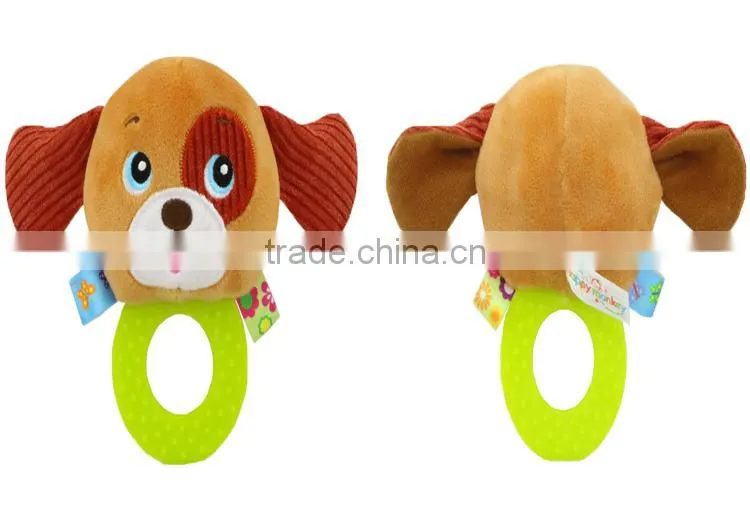 Lovely animal baby teether toys