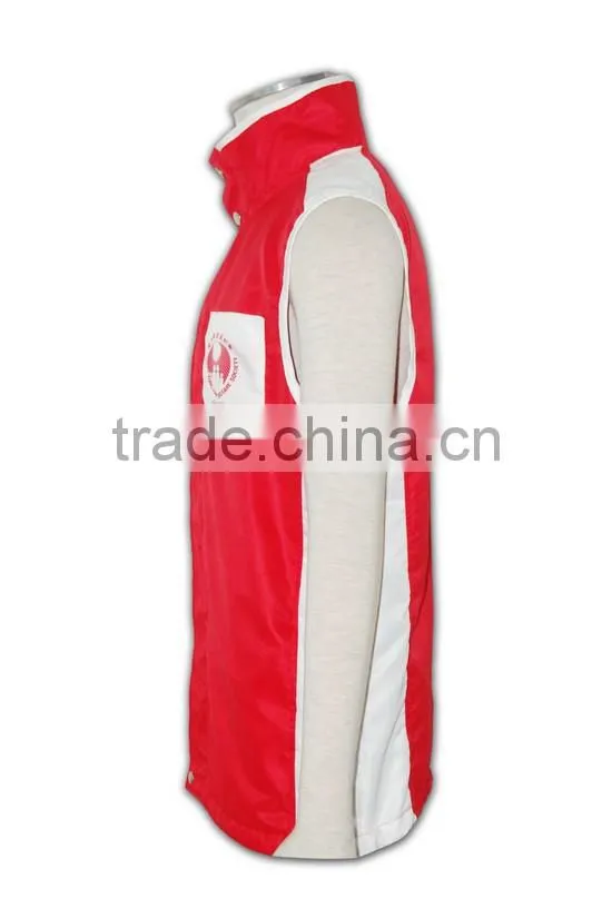 Wholesale factory price manufactures vest uniform cheap custom Company Vest Jackets