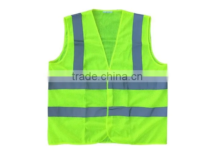 New top sell safety cheap supplier work reflective polyester vest