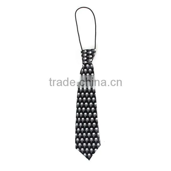 Popular Design Manufacturer Custom Halloween Skull Terylene Mens Necktie