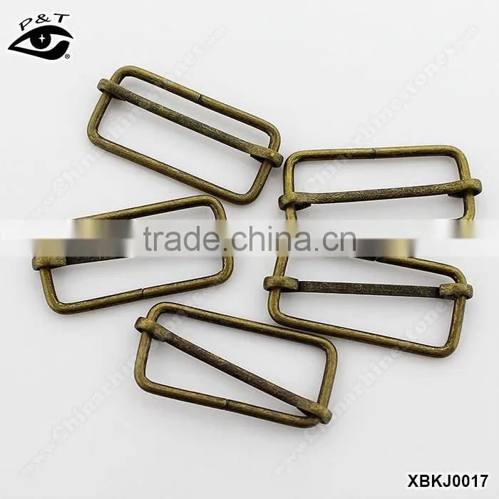 42x20.50mm Rectangle Metal Buckle Adjustable Zinc Alloy Plating Bags Buckle Bag Hardware Accessories for Bags Garment Shoes