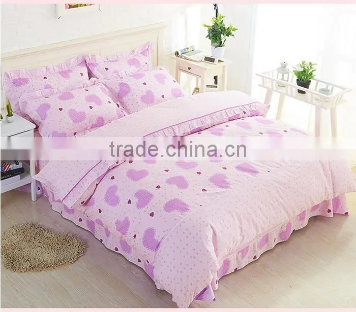 Custom printed romantie bedding harely davidson comforter set