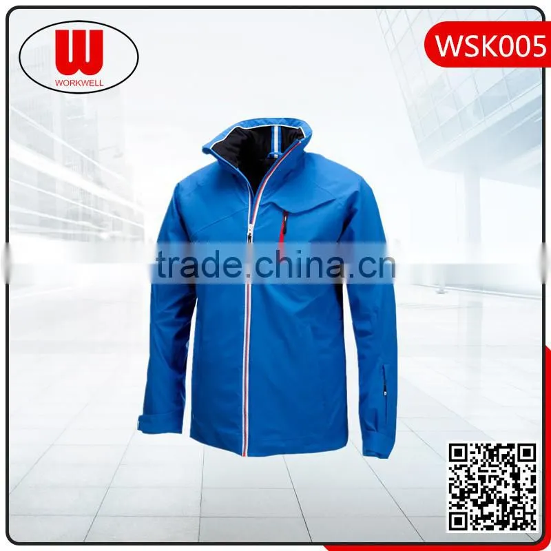 More function blue waterproof ski suit