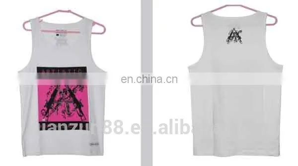 Mens Wholesale Blank Stringer Tank Top Custom