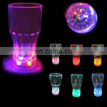 lighted led flashing beer glass for bar and KTV