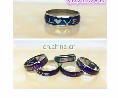 Changing Color Rings Love Temperature Ring Mood Rings by Emotion Feeling Assorted Style Rings Jewelry
