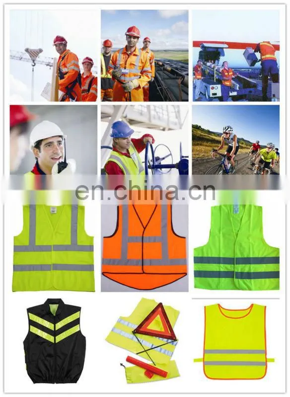 Roadway Alarm Black vest reflective safety KF-005B