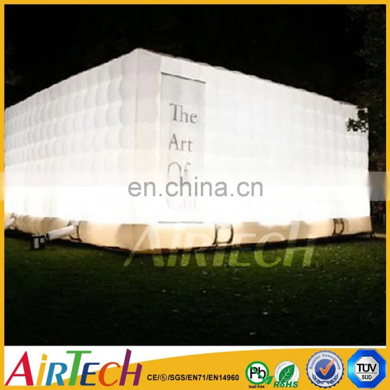 China pvc white cube tent inflatable party tent decoration for party tent