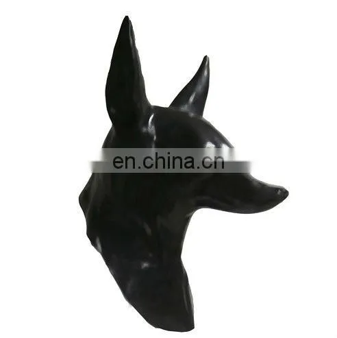 Realistic Animal Head Mask Latex Anubis for Adult Halloween Party Dress Up