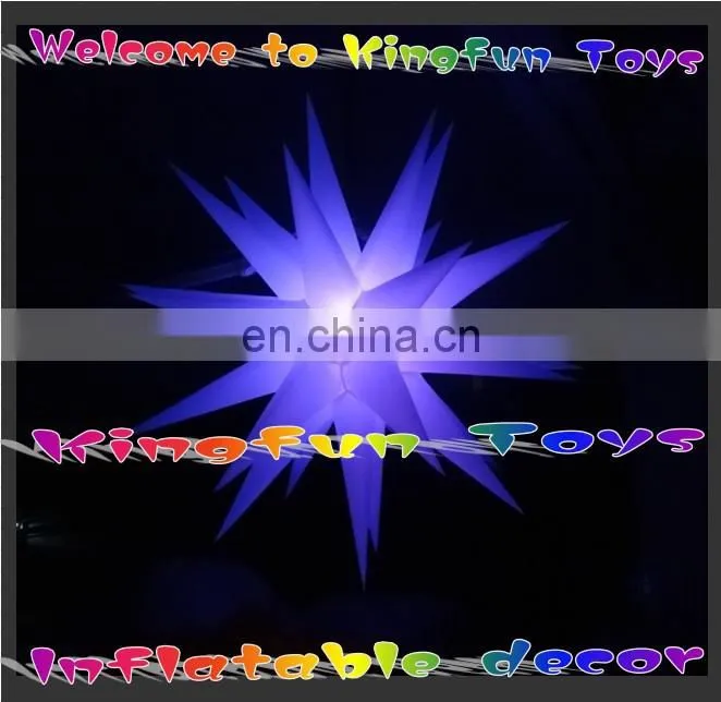 Total printing ground inflatable LED tusk for party/show/event/stage
