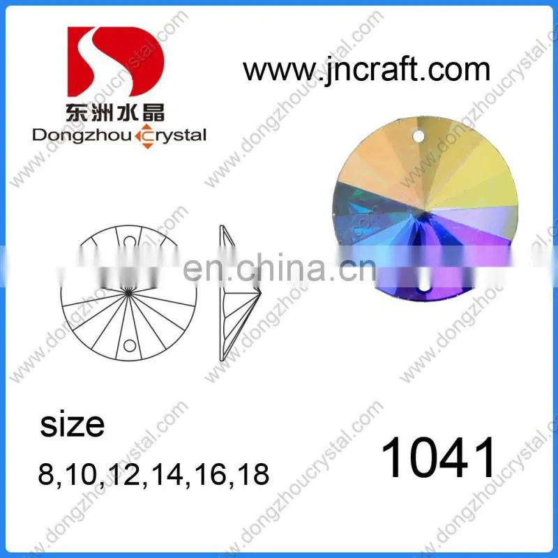 DZ-1012 Wholesale Loose Crystal Garment Beads Mirror Glass Stone for Clothing Decoration