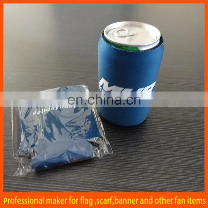 collapsible Neoprene beer bottle stubby holder