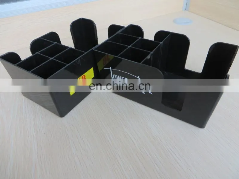 Custom multi layer ps plastic tissue box for bar using
