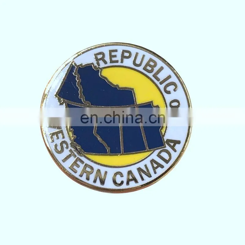 school metal uniform star shaped embossed metal badge