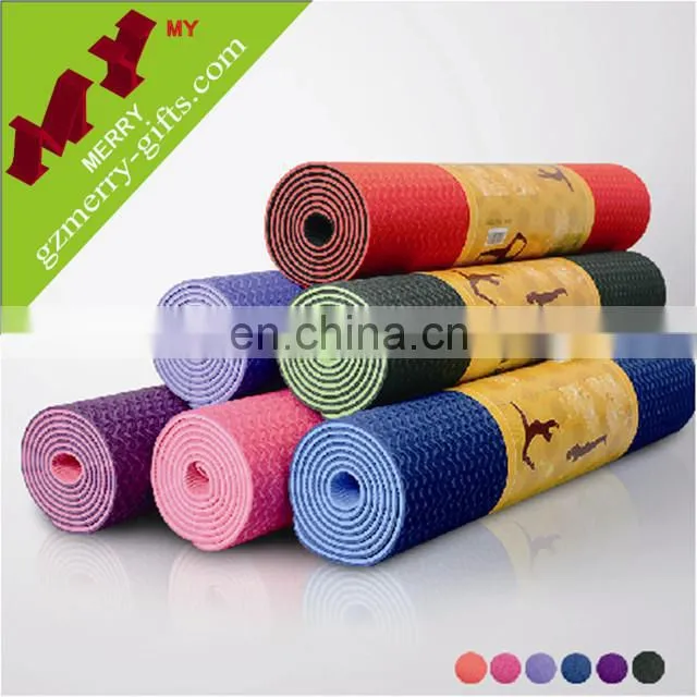 Healthy products fitness tpe yoga mat / blank yoga mat