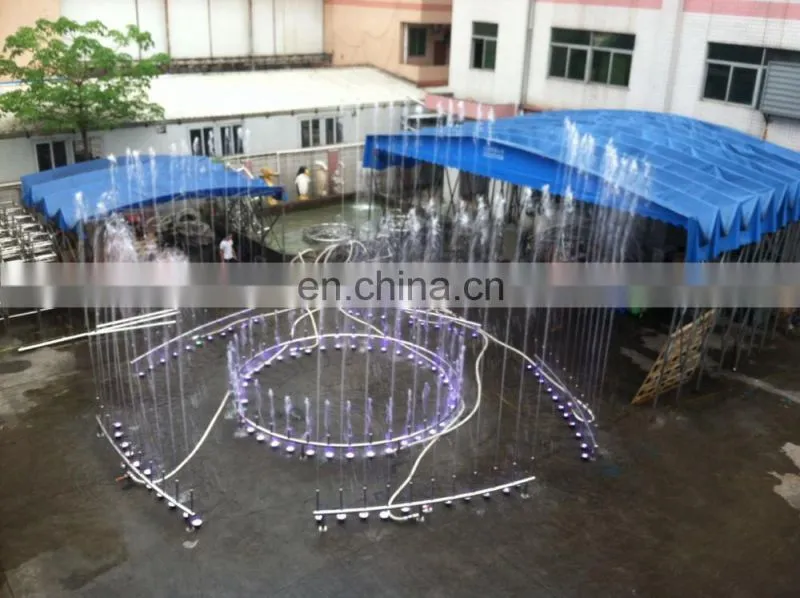 2017 China golden factory supplier asian stainless steel water music fountain