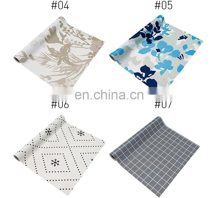 Home Kitchen Oil-Proof Oxford Grid Mat Pad Shelf Paper Drawer Liner Moisture-proof Pad