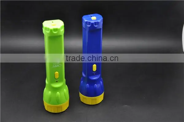 high quality led solar rechageable flashlight