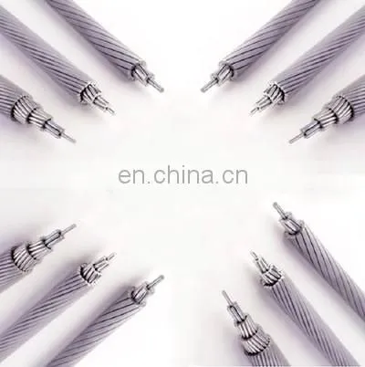 bare conductor ACSR AWG4 Swan for transmission and distribution power line