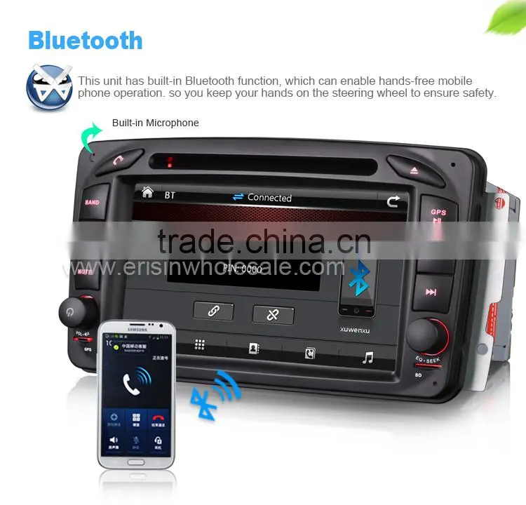 Erisin ES7063B 1 Din 7 inch Bluetooth Car Radio GPS for Mercedes G-Class W463