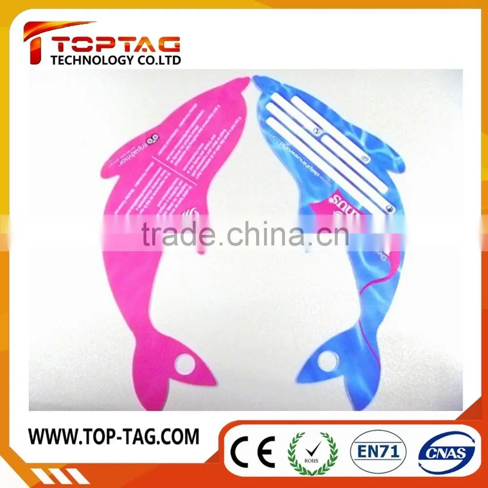 Iregular model stock plastic / paper printing card