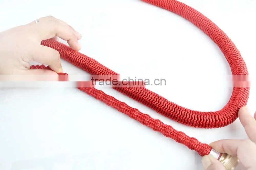 Best 25' Expanding Hose, Strongest Expandable Garden Hose on the Planet. Solid Brass Ends, Double Latex Core,