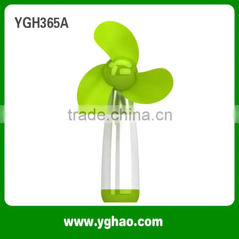YGH365B Table Installation and Mini Handy Fan Plastic Material Battery Operated