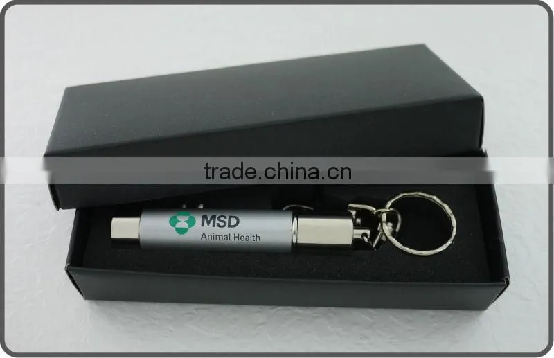 3 in 1 laser pointer pen keychain with red laser pointer