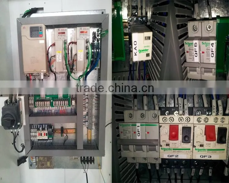 CKX400L slant bed cnc lathe machine tools 8 station tool turret 3 jaw 8" hydraulic chuck programmable tailstock