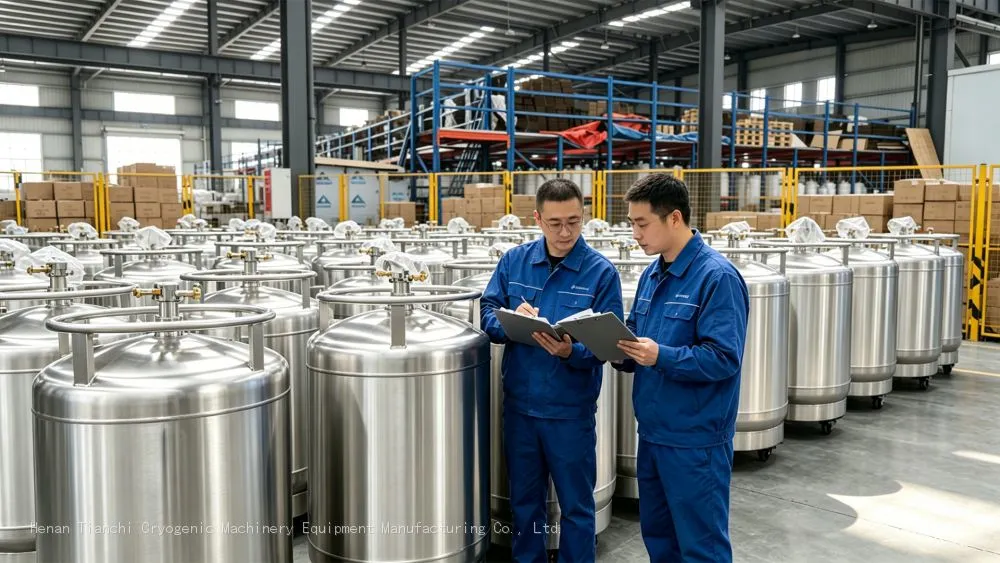 TcCryo cryogenic flask factory